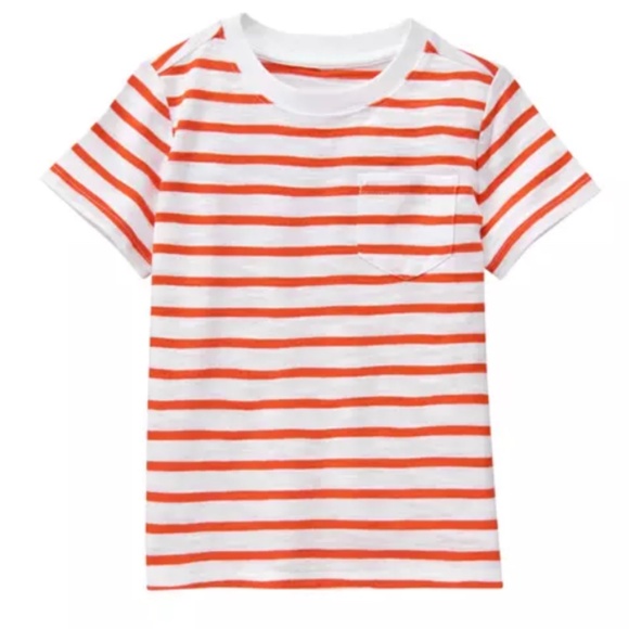 Janie and Jack Striped Slub Pocket Tee 2T - Picture 1 of 8